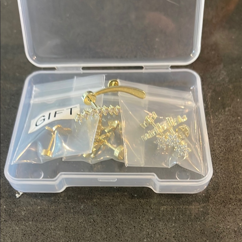 Gold and Silver earings